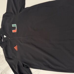 Adidas Black Lightweight Shirt Jacket with Embroidered Logo